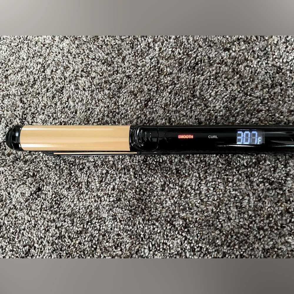 CHI air expert onyx black tourmaline straightener and curler combo